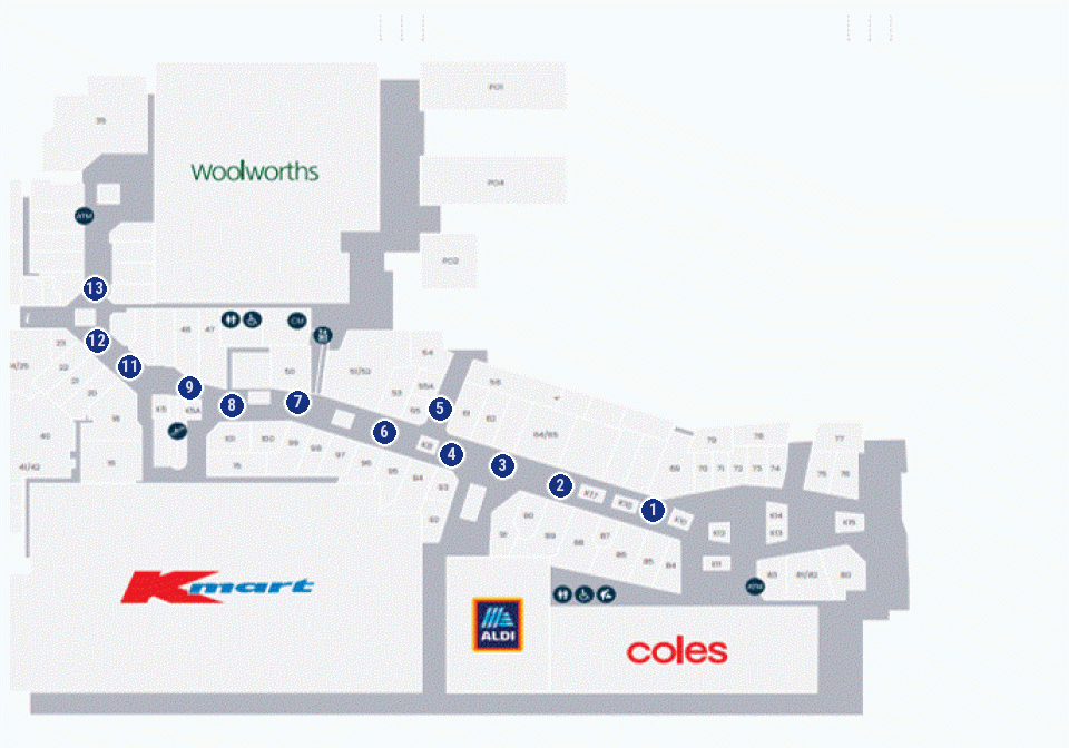 The Pines Shopping Centre Ground floor