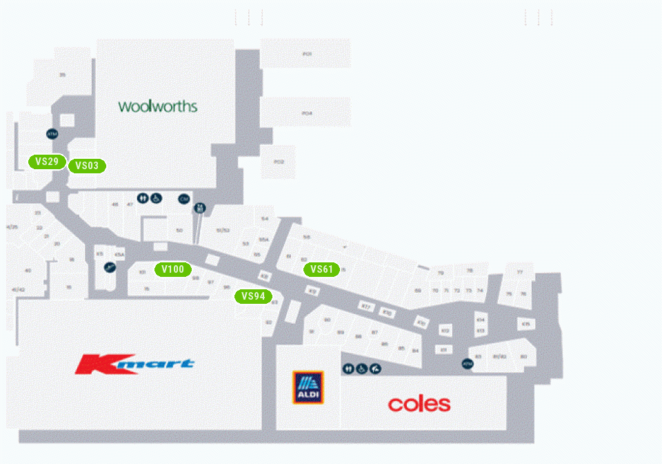 The Pines Shopping Centre Ground floor